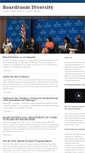 Mobile Screenshot of boardroomdiversity.org